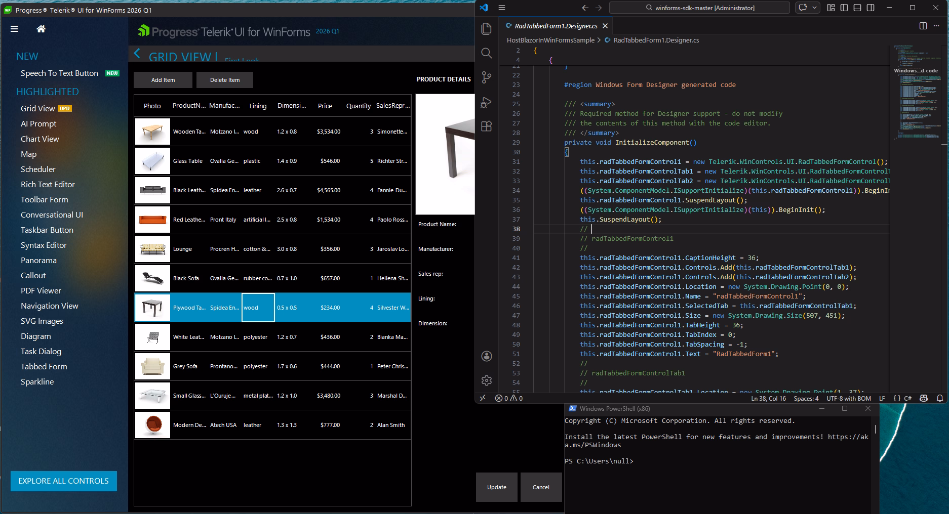 WinForms development on a HardPass VM